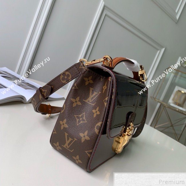 Louis Vuitton Cherrywood BB in Monogarm Canvas and Burgundy Patent Leather M51953 2019 (KD-9050842)