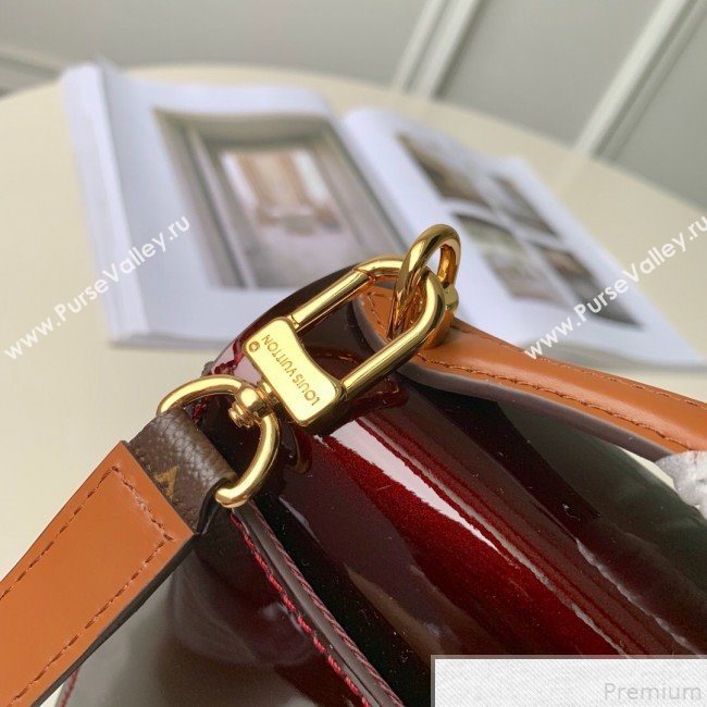 Louis Vuitton Cherrywood BB in Monogarm Canvas and Burgundy Patent Leather M51953 2019 (KD-9050842)