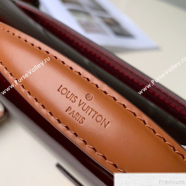 Louis Vuitton Cherrywood BB in Monogarm Canvas and Burgundy Patent Leather M51953 2019 (KD-9050842)