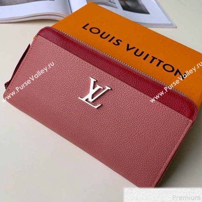 Louis Vuitton Zippy Lockme Long Wallet M62949 Pink (KD-9050844)