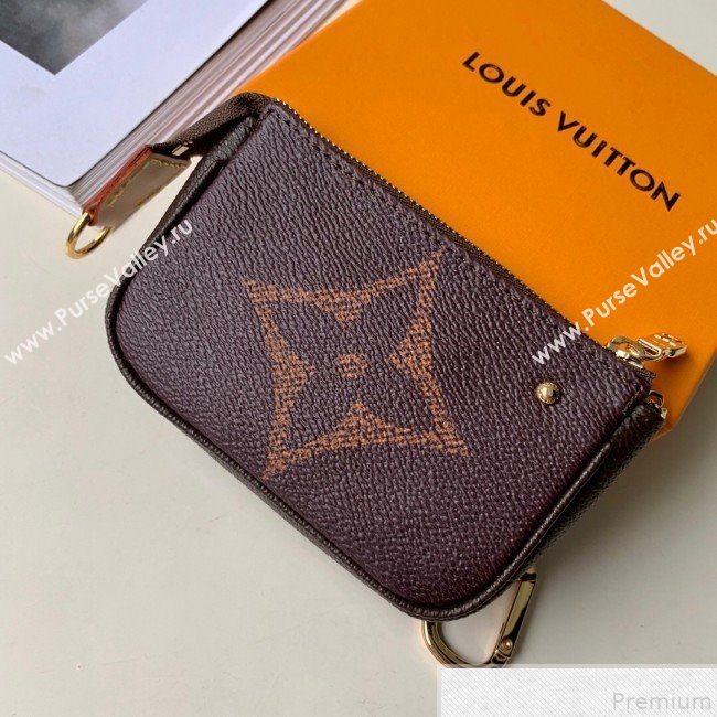 Louis Vuitton Giant Monogram Micro Pochette Accessoires Pouch M67579 Coffee (KD-9050846)