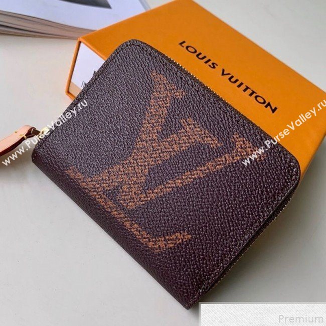 Louis Vuitton Giant Monogram Zippy Coin Purse M67690 Coffee (KD-9050847)