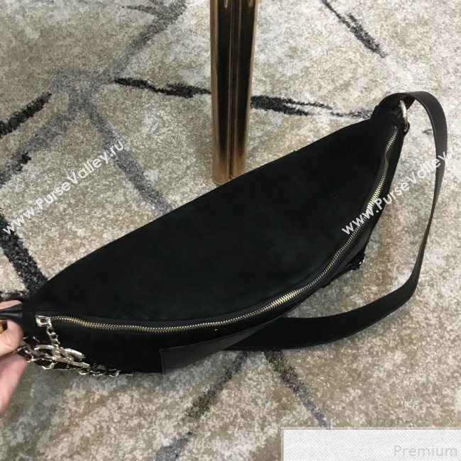 Chanel x Pharrell  Suede Waist Bag/Belt Bag Black 2019 (JDH-9050857)