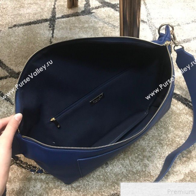 Chanel x Pharrell Calfskin Leather Waist Bag/Belt Bag Blue 2019 (JDH-9050860)