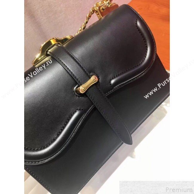 Prada Belle Leather Shoulder Bag 1BD188 Black 2019 (PYZ-9051032)