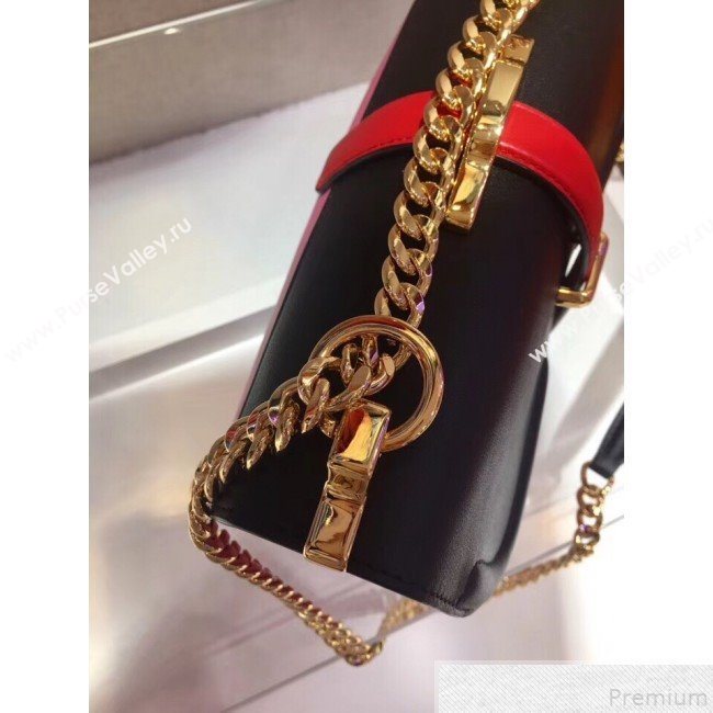 Prada Belle Leather Shoulder Bag 1BD188 Pink/Black 2019 (PYZ-9051034)