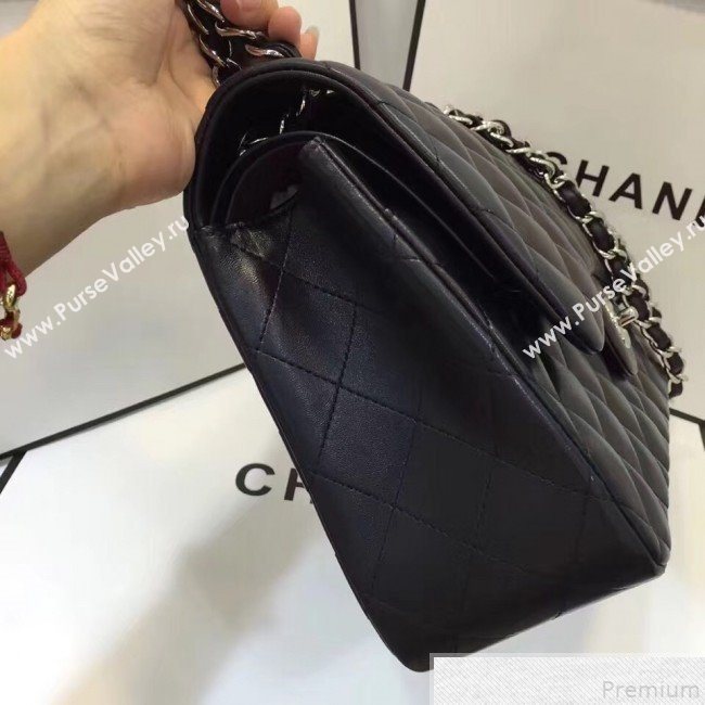 Chanel Lambskin Classic Jumbo Flap Bag Black 2019 TOP(SHW) (AW-9050152)