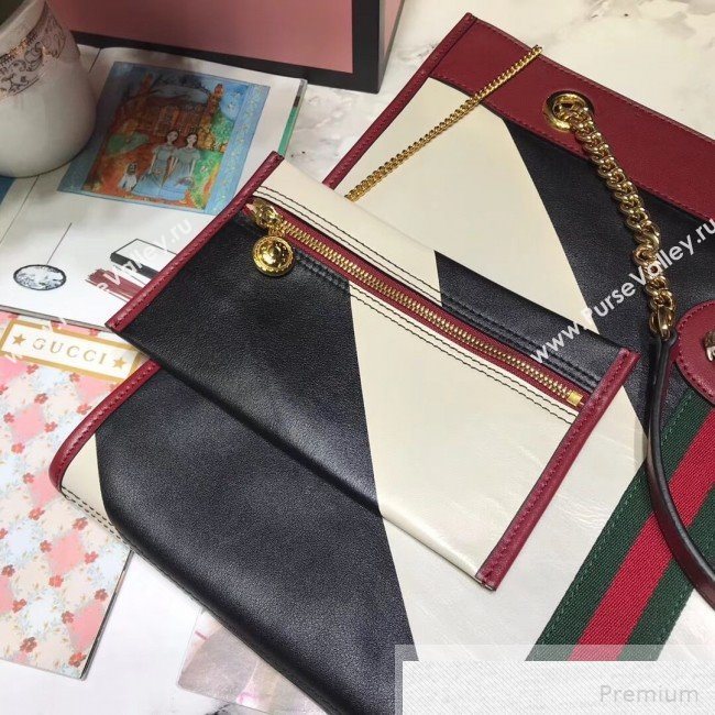 Gucci Stripes Rajah Large Tote 537219 Multicolor 2019 (JIANM-9051701)