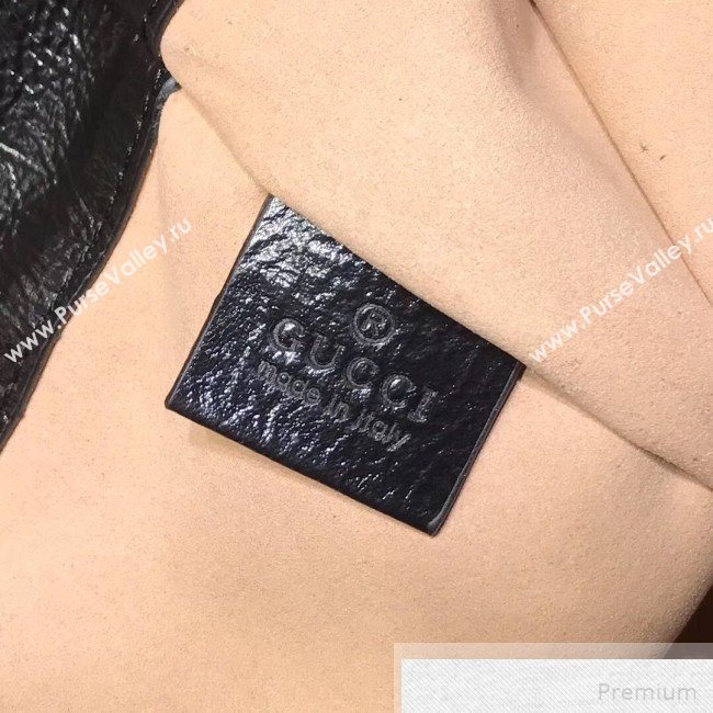 Gucci GG Velvet Rajah Large Tote 537219 Blue 2019 (JIANM-9051686)