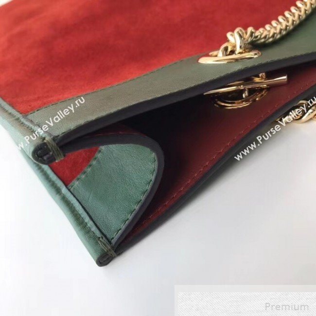 Gucci Suede Rajah Maxi Tote 537218 Orange 2018 (DLH-9051703)