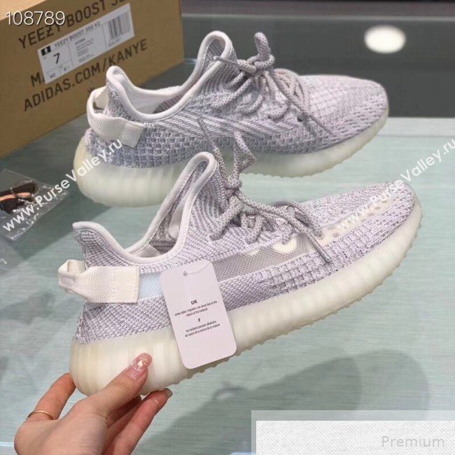 Adidas Yeezy Boost 350 V2 Static Sneakers Grey/White 2019 (1028-9051508)