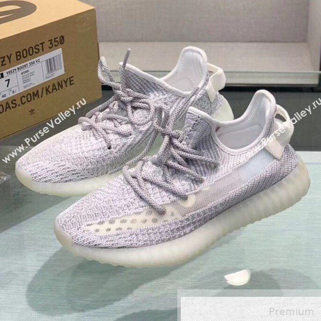 Adidas Yeezy Boost 350 V2 Static Sneakers Grey/White 2019 (1028-9051508)
