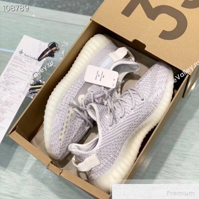 Adidas Yeezy Boost 350 V2 Static Sneakers Grey/White 2019 (1028-9051508)