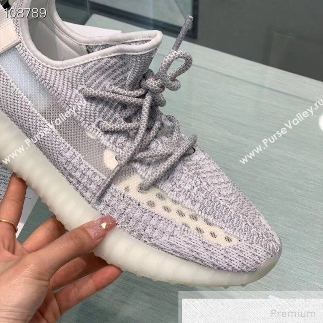 Adidas Yeezy Boost 350 V2 Static Sneakers Grey/White 2019 (1028-9051508)