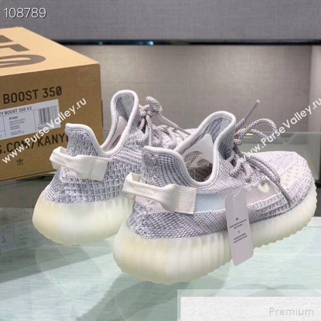 Adidas Yeezy Boost 350 V2 Static Sneakers Grey/White 2019 (1028-9051508)