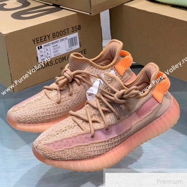 Adidas Yeezy Boost 350 V2 Static Sneakers Orange/Beige 2019 (1028-9051504)