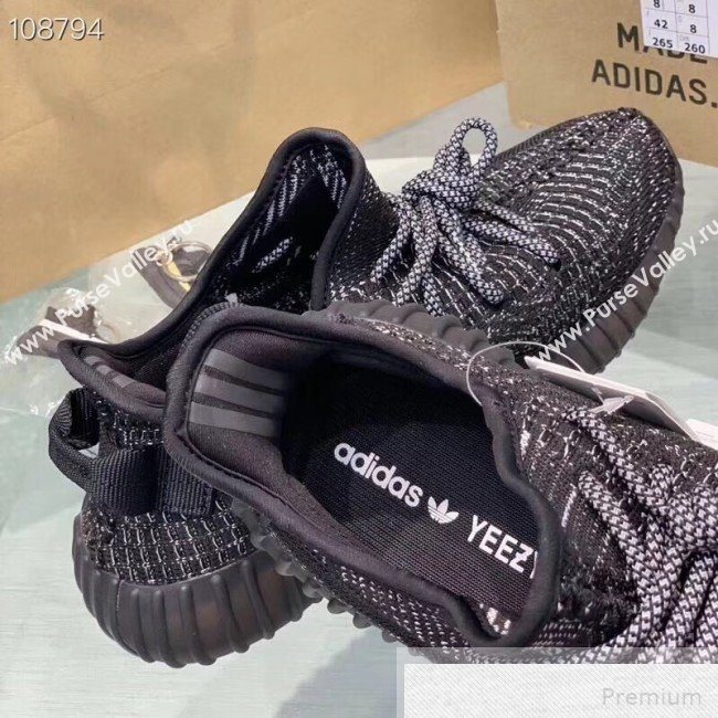 Adidas Yeezy Boost 350 V2 Static Sneakers Black/Grey 2019 (1028-9051505)