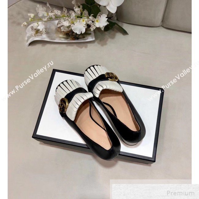 Gucci Leather Mid-heel Pump 408208 Black 2019 (DLY-9051630)