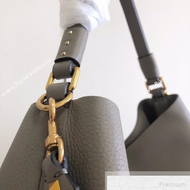 Valentino VRING Hobo Shoulder Bag Grey 2019 (JJ3-9051120)