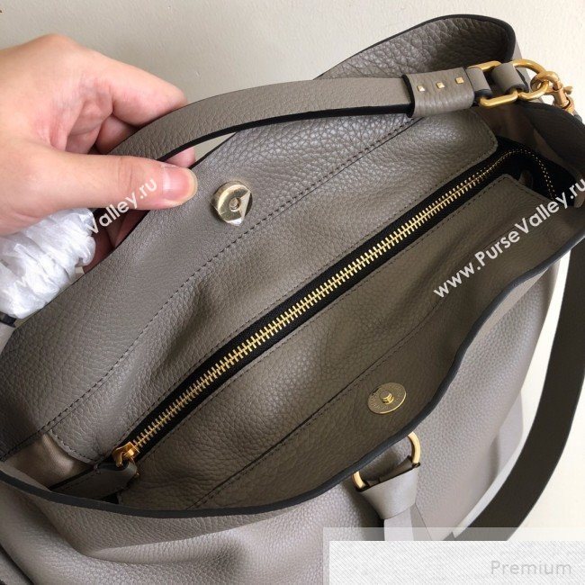 Valentino VRING Hobo Shoulder Bag Grey 2019 (JJ3-9051120)