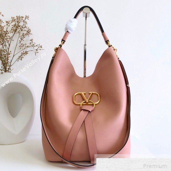 Valentino VRING Hobo Shoulder Bag Pink 2019 (JJ3-9051121)