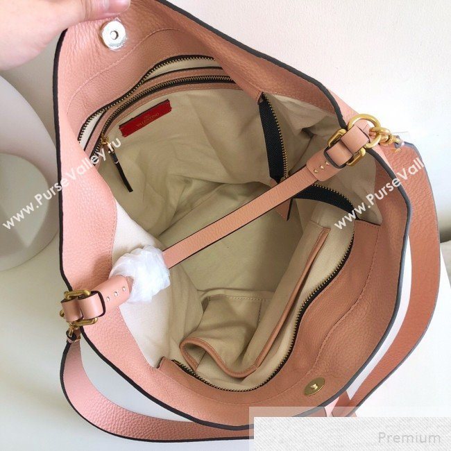 Valentino VRING Hobo Shoulder Bag Pink 2019 (JJ3-9051121)