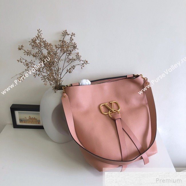Valentino VRING Hobo Shoulder Bag Pink 2019 (JJ3-9051121)