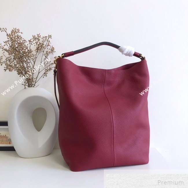 Valentino VRING Hobo Shoulder Bag Burgundy 2019 (JJ3-9051122)