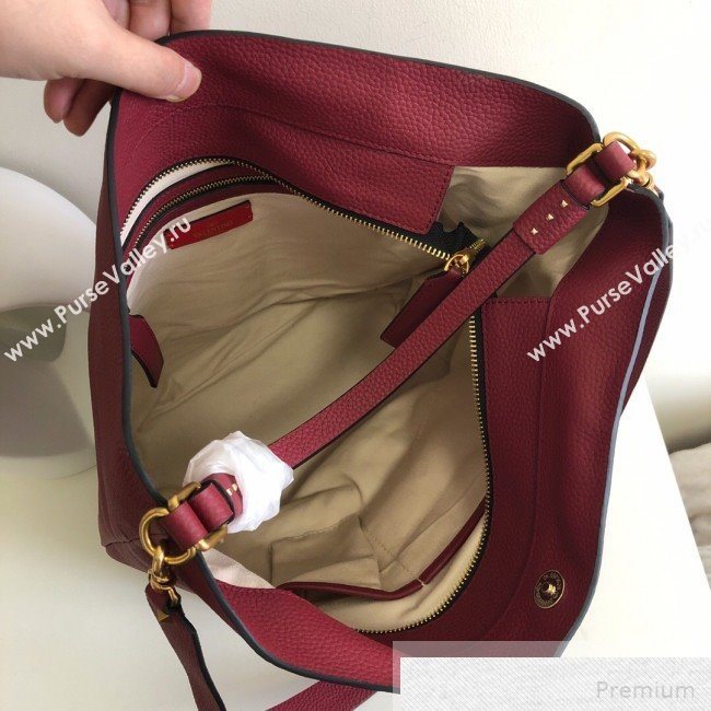 Valentino VRING Hobo Shoulder Bag Burgundy 2019 (JJ3-9051122)