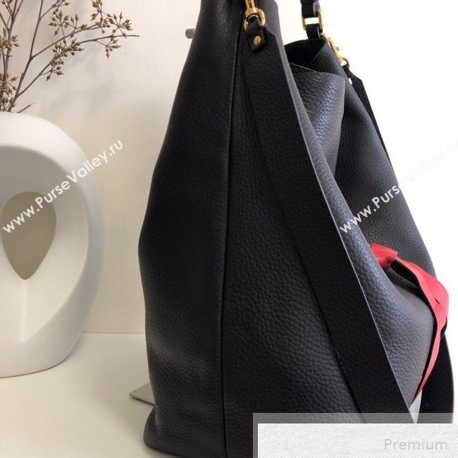 Valentino VRING Hobo Shoulder Bag Black 2019 (JJ3-9051123)