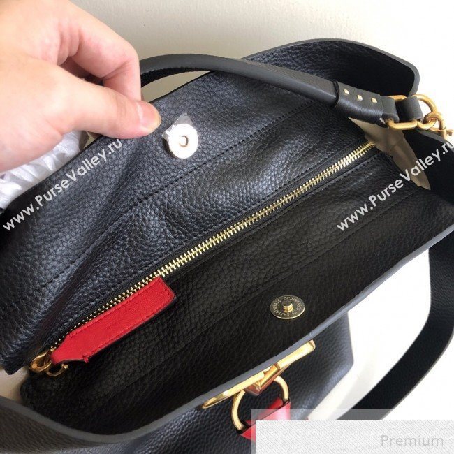 Valentino VRING Hobo Shoulder Bag Black 2019 (JJ3-9051123)
