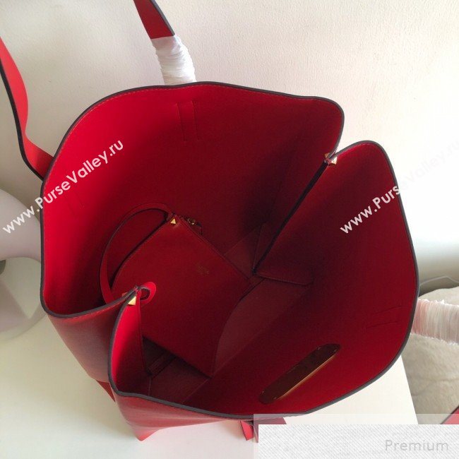 Valentino Long VRING Shopping Tote Red 2019 (JJ3-9051130)