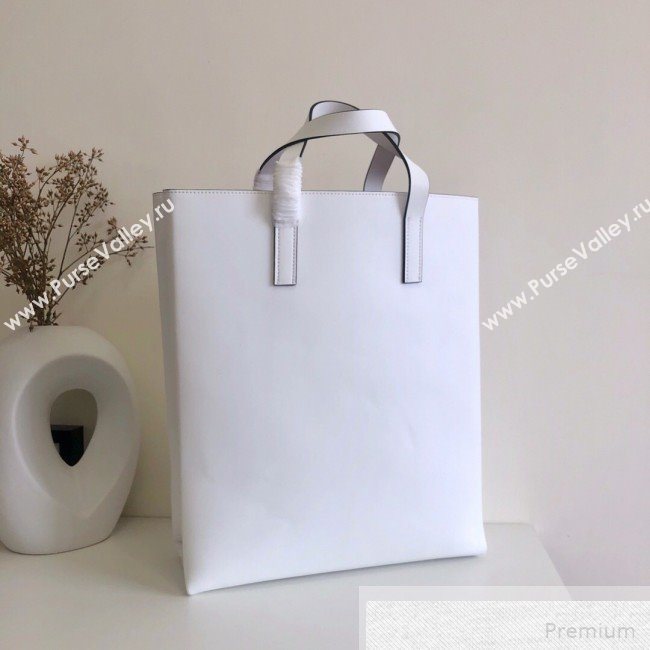 Valentino Long VRING Shopping Tote White 2019 (JJ3-9051129)