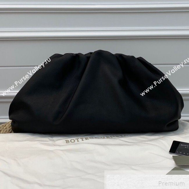 Bottega Veneta Large The Pouch Oversize Clutch in Soft Folded Leather Black 2019 (WEIP-9051315)