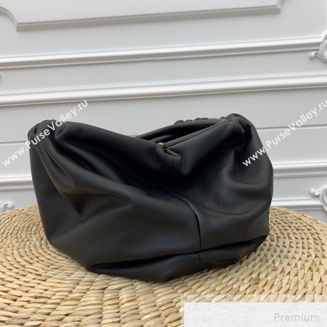 Bottega Veneta Large The Pouch Oversize Clutch in Soft Folded Leather Black 2019 (WEIP-9051315)