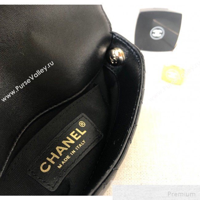 Chanel Quilted Side-Packs Flap Bag AS0545 Black 2019 (YD-9051333)