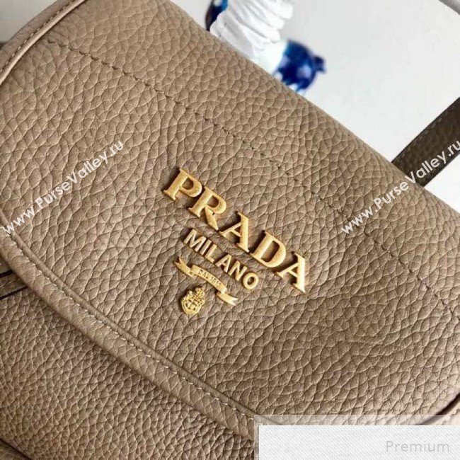 Prada Leather Backpack 1BZ035 Camel 2019 (PYZ-9051107)