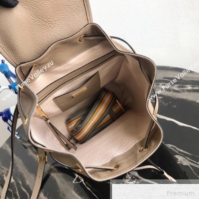 Prada Leather Backpack 1BZ035 Camel 2019 (PYZ-9051107)