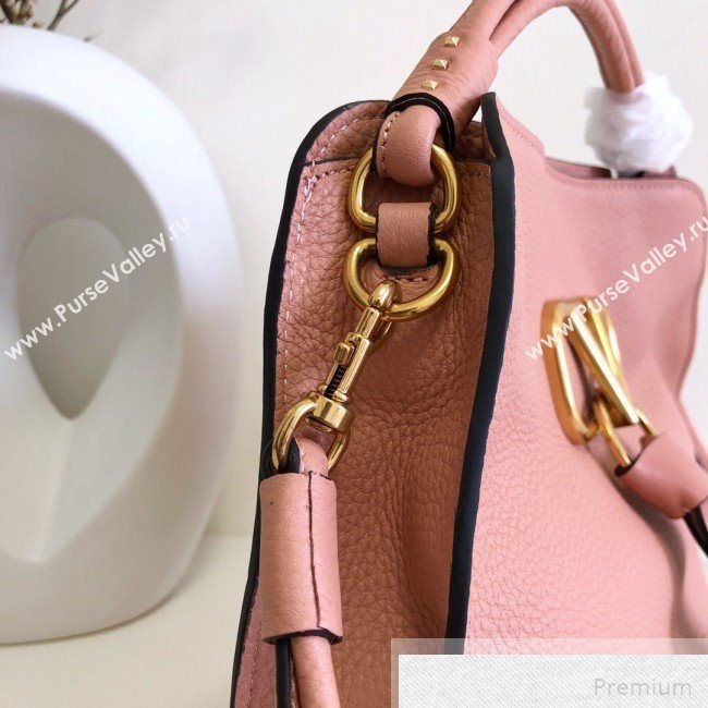 Valentino Small VRING Top Handle Bag Pink 2019 (JJ3-9051117)