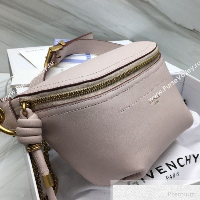 Givenchy Whip Blet Bag/Bumbag in Smooth Leather Pale Pink 2019 (CHONGE-9051432)