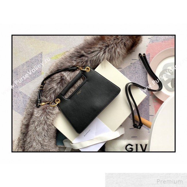 Givenchy Small Whip Top Handle Bag in Smooth Leather Black 2019 (YONGS-9051435)