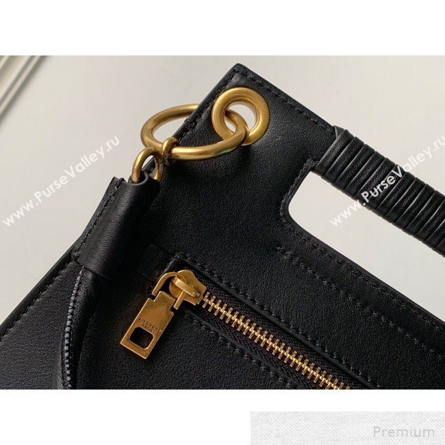 Givenchy Small Whip Top Handle Bag in Smooth Leather Black 2019 (YONGS-9051435)