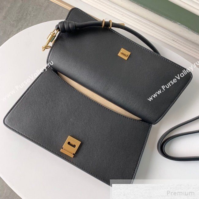 Givenchy Small Whip Top Handle Bag in Smooth Leather Black 2019 (YONGS-9051435)
