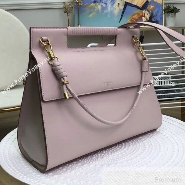 Givenchy Large Whip Top Handle Bag in Smooth Leather Pink 2019 (2B082-9051445)