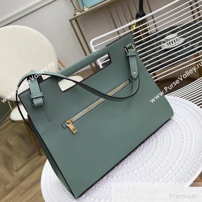 Givenchy Large Whip Top Handle Bag in Smooth Leather Green 2019 (2B082-9051447)