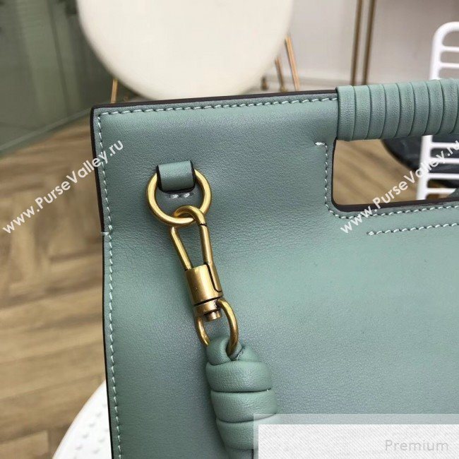 Givenchy Large Whip Top Handle Bag in Smooth Leather Green 2019 (2B082-9051447)