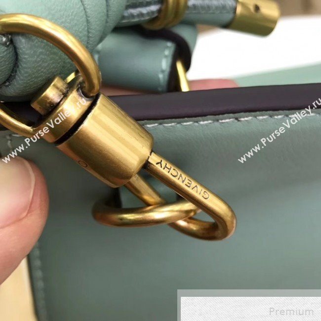 Givenchy Large Whip Top Handle Bag in Smooth Leather Green 2019 (2B082-9051447)