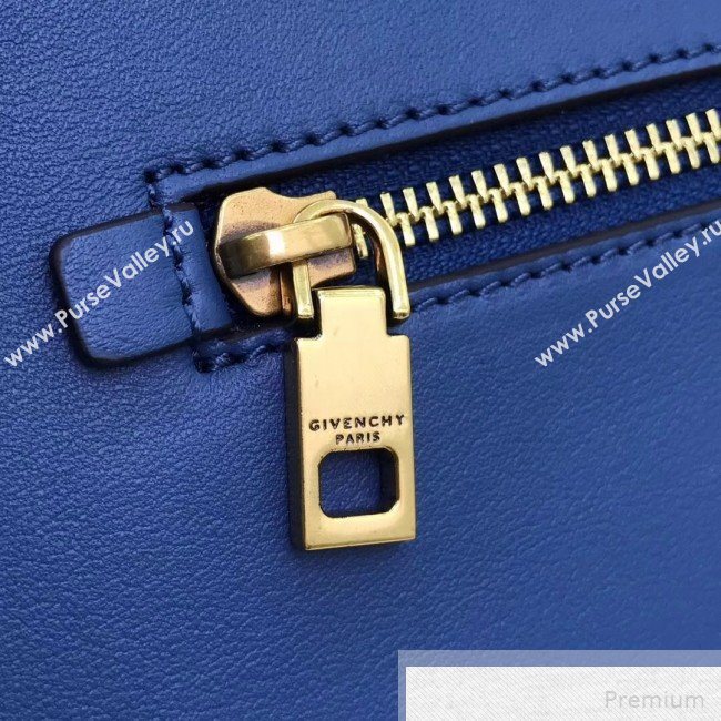 Givenchy Large Whip Top Handle Bag in Smooth Leather Blue 2019 (2B082-9051448)