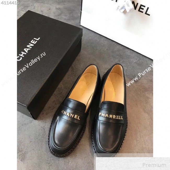 Chanel x Pharrell Flat Loafer Black 2019 (EM-9051451)