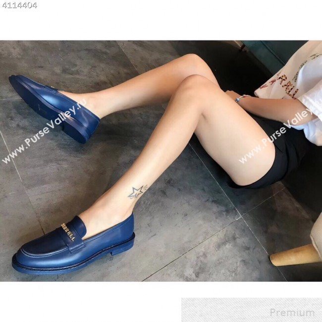Chanel x Pharrell Flat Loafers Blue 2019 (EM-9051463)